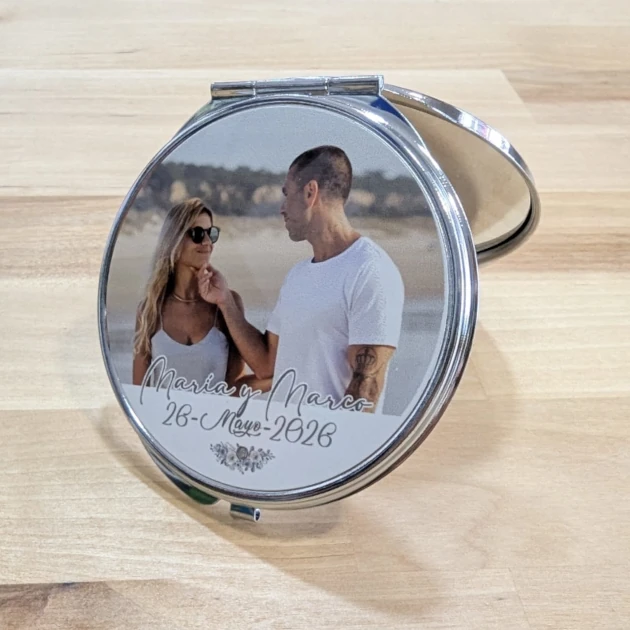 Espejo bolso redondo 6