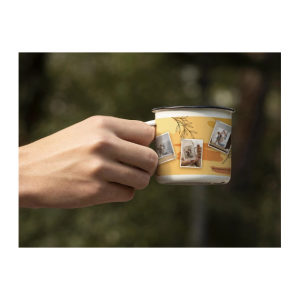 Taza metálica personalizada