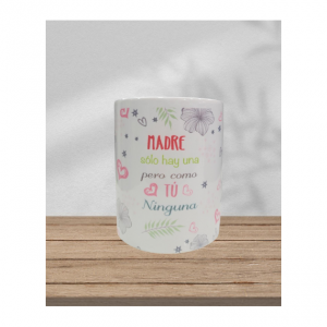 Vaso blanco ceramica personalizado