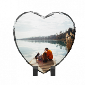 Piedra pizarra corazon